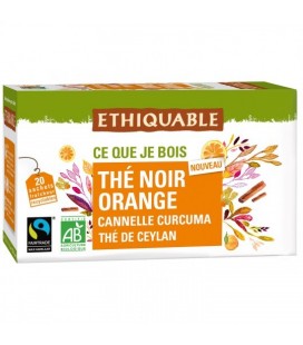 Thé noir orange, et aux épices bio & équitable