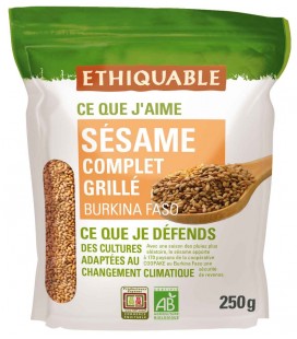 Sésame complet Grillé bio & équitable