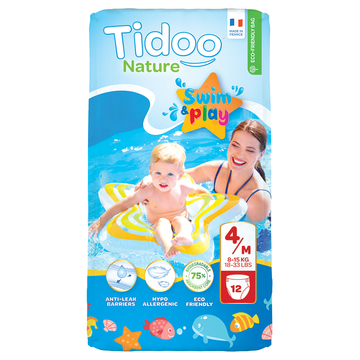 Couches Tidoo Nature T6/XXL 16-30kg x38