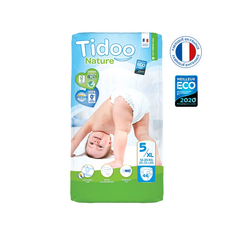 Couches jetables anti-fuites et écologiques Jumbo mini Night&Day