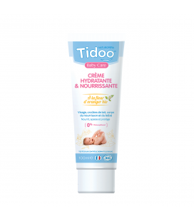 Crème hydratante et nourrissante bébé et nourrisson à la fleur d'oranger Bio - 100ml