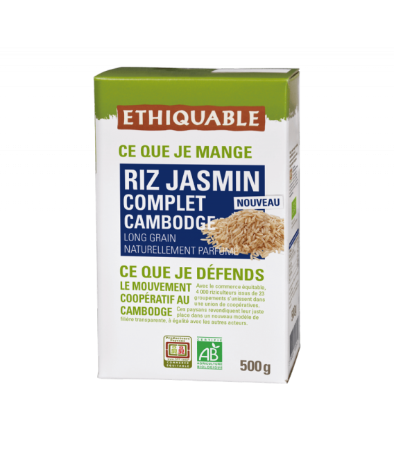 Riz parfumé au jasmin de Thaïlande bio & équitable