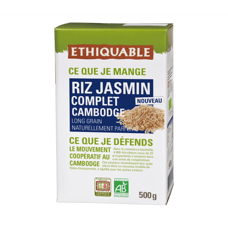 Riz parfumé au jasmin de Thaïlande bio & équitable