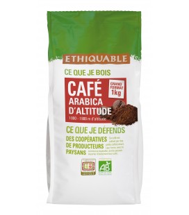 Café Congo 1Kg GRAINS bio & équitable