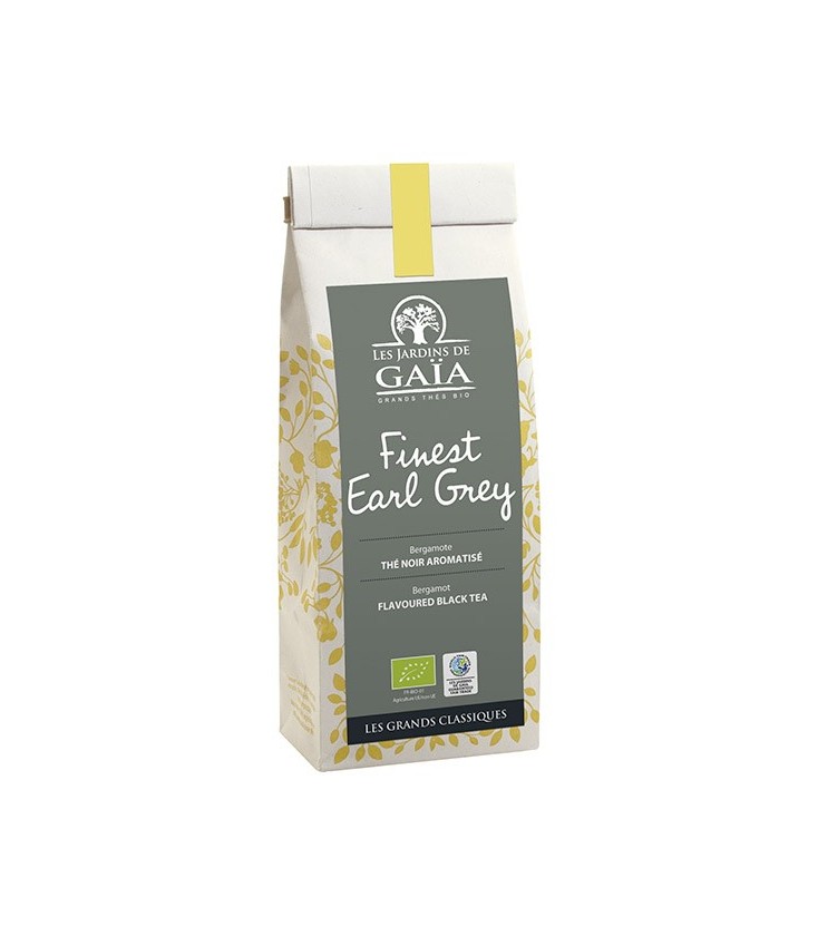 Thé noir aromatisé `Finest Earl Grey' bio & équitable