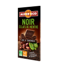 Chocolat NOIR Eclats de Menthe bio et équitable