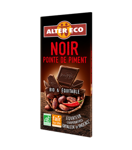 Chocolat Lait Noisettes Entières bio et équitable