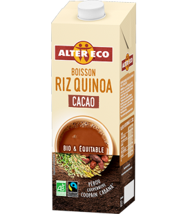 Boisson végétale au riz quinoa cacao bio & équitable