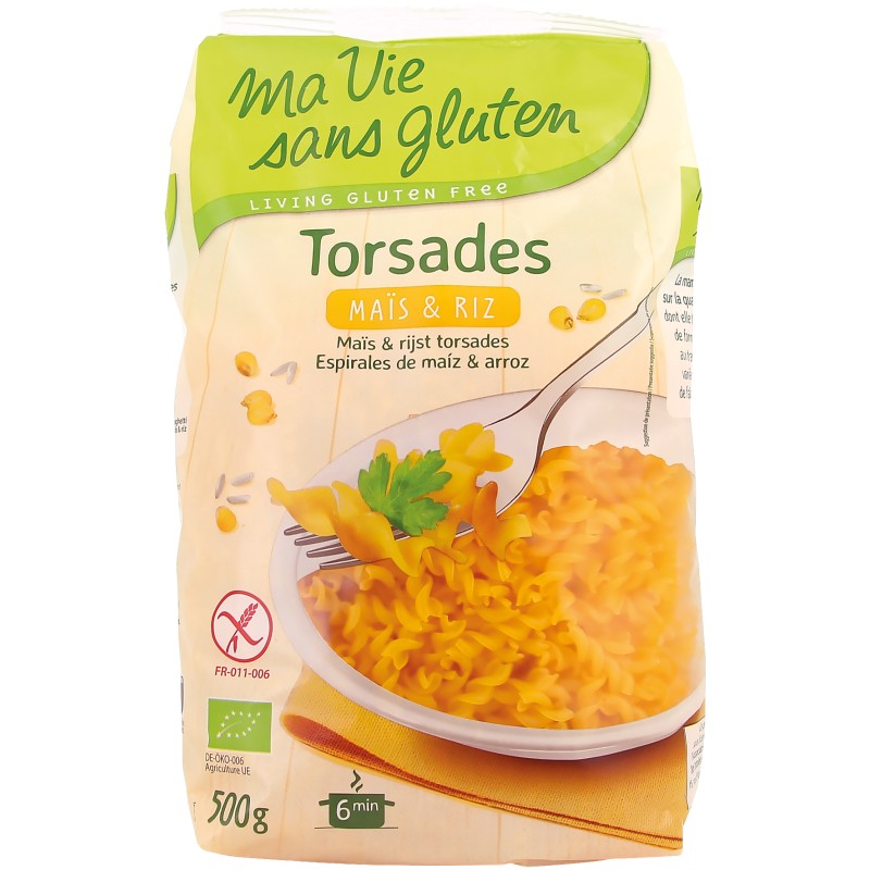 Torsades maïs riz bio & sans gluten
