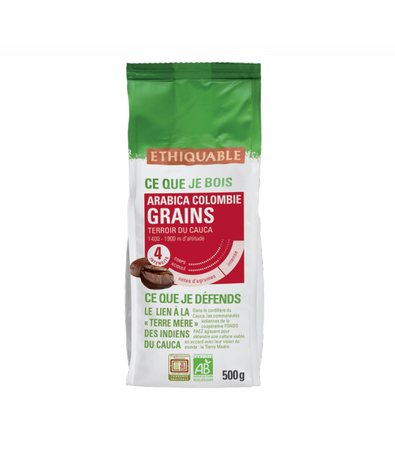 Café Colombie GRAINS bio & équitable - 500 g