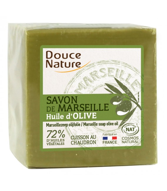 Savon de Marseille vert cuit au chaudron