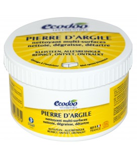 Pierre d'Argile écologique avec éponge (nettoie, dégraisse, détartre)