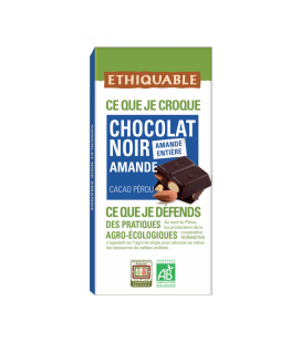 Chocolat Noir Amandes Entières bio & équitable