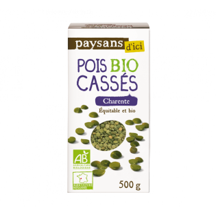 Pois Cassés Charente bio & équitable