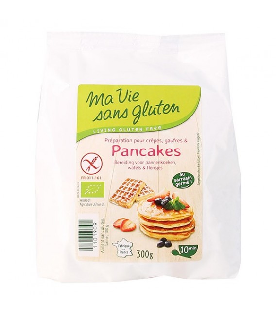 Préparation pour Crêpes, Gaufres et Pancakes bio & sans gluten