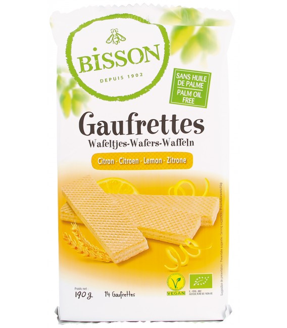 gaufrettes citron