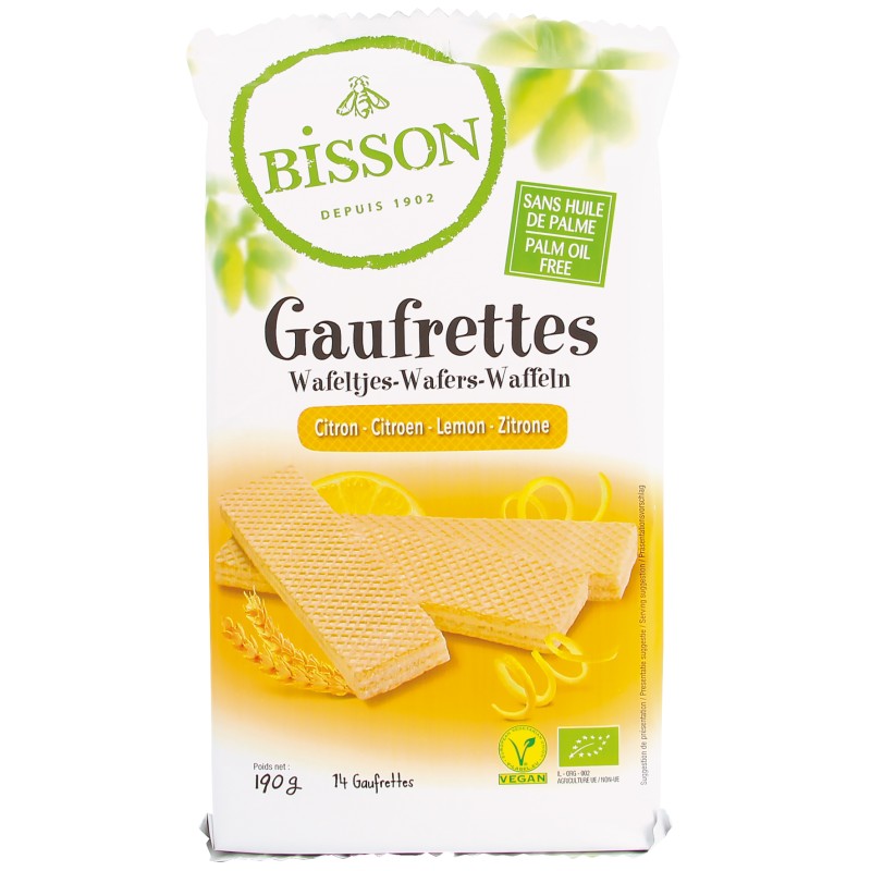 gaufrettes citron