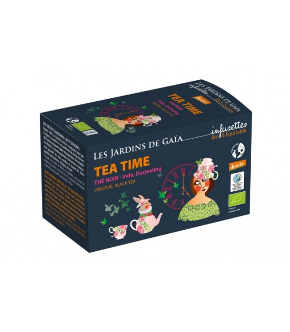 Tea Time - Thé Noir d'Inde, Darjeeling bio & demeter & équitable