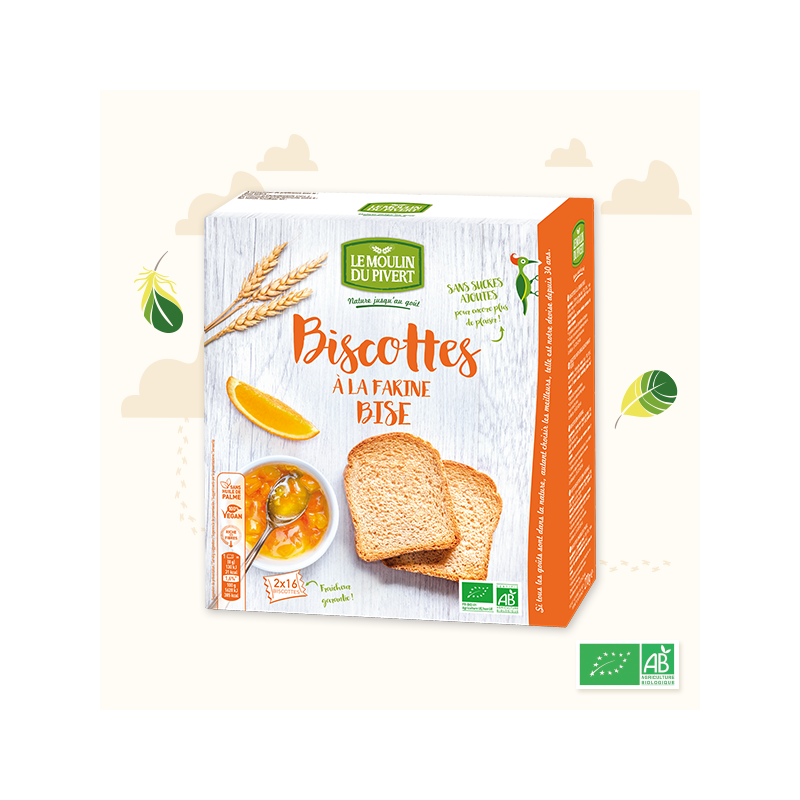 Petits pains grillés épeautre bio & vegan