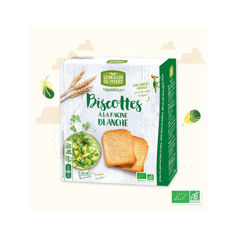 Petits pains grillés épeautre bio & vegan