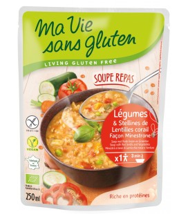 Soupe Repas de Légumes Façon Minestrone bio & sans gluten