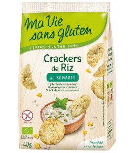 Crackers de Riz au Romarin bio & sans gluten