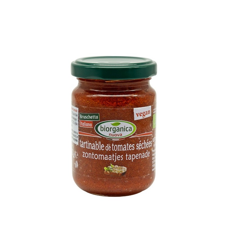 Tartinable de Tomates Séchées  Bio et Vegan