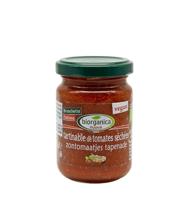 Tartinable de Tomates Séchées Bio et Vegan