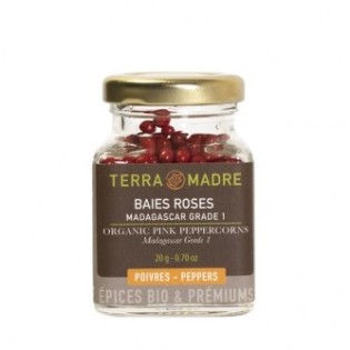 Baies roses de Madagascar Grade 1 bio
