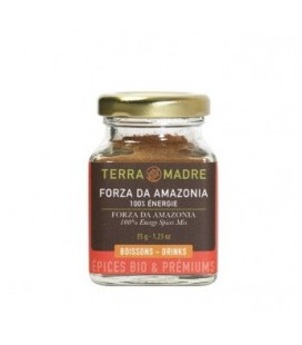 DATE DÉPASSÉE - Forza da Amazonia - Mélange d'épices 100% Énergie bio pour Jus de fruits, Smoothie, Cocktail