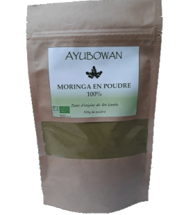 Ayubowan Poudre de Moringa bio