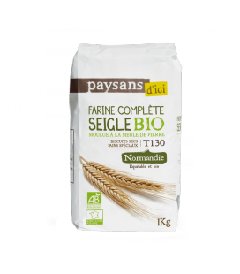 Farine de blé semi complète T80 bio & équitable