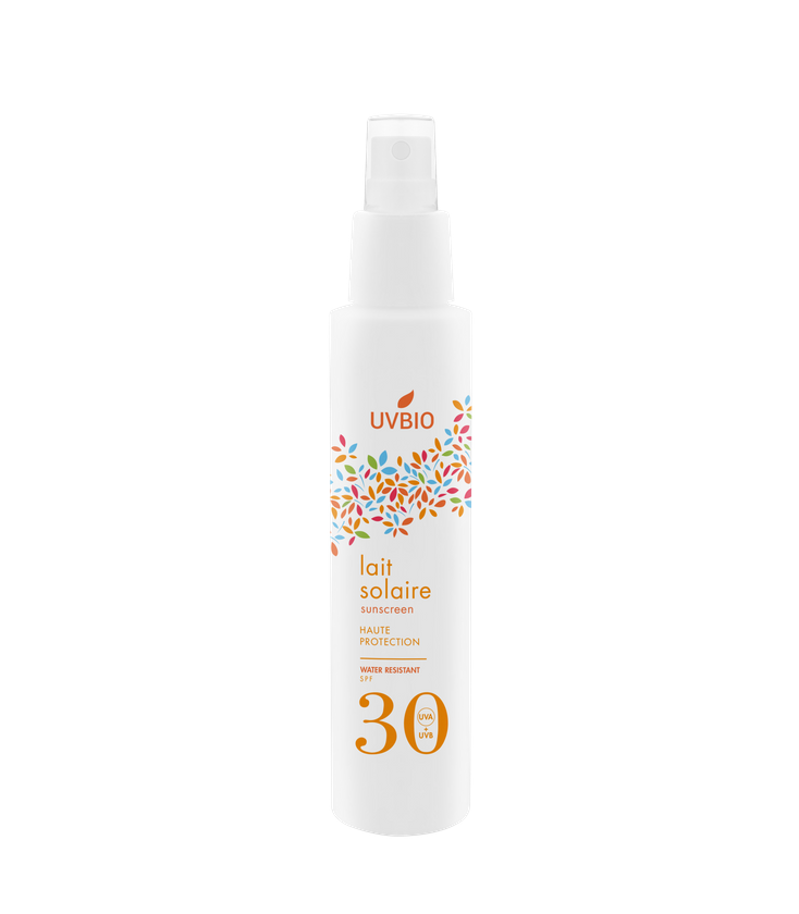 Lait solaire bio indice 30