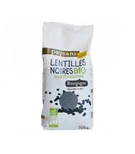 Lentilles noires Beluga de Gascogne bio & équitable