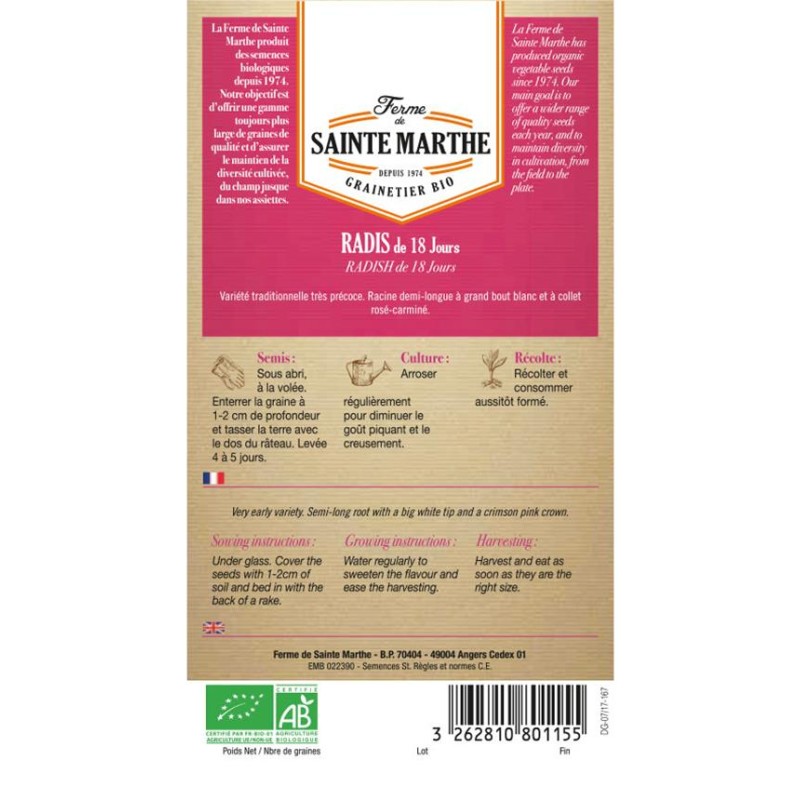 RUBAN DE MÂCHE Vit AB