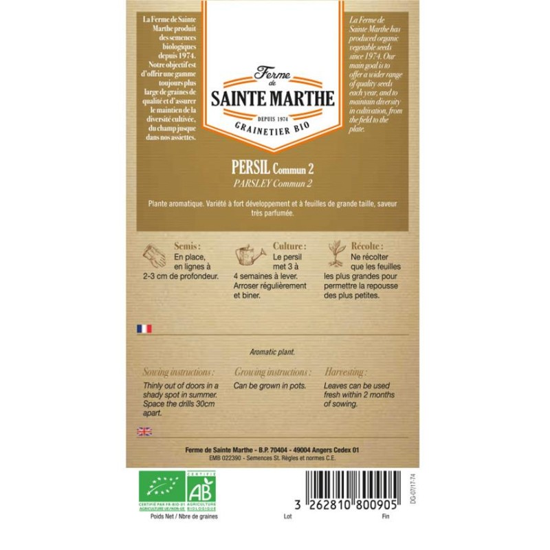 RUBAN DE MÂCHE Vit AB