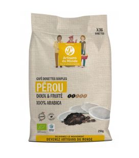 Café Dosettes Pérou bio 100% Arabica Compatible SENSEO®