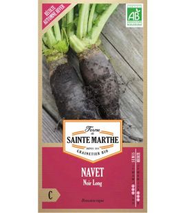 Navet Noir Long - Semences reproductibles bio