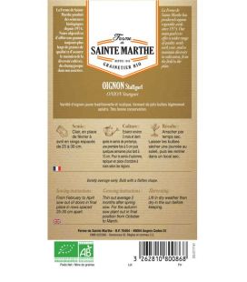 Oignon Stuttgart - Semences reproductibles bio