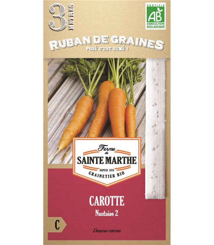 Carotte Nantaise 2 - Semences reproductibles bio