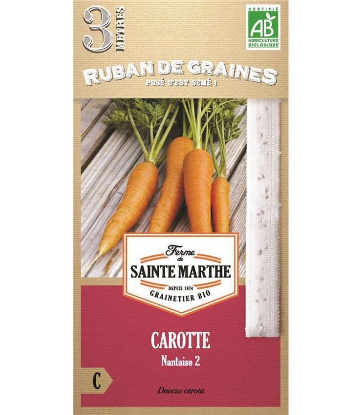 Carotte Nantaise 2 - Semences reproductibles bio