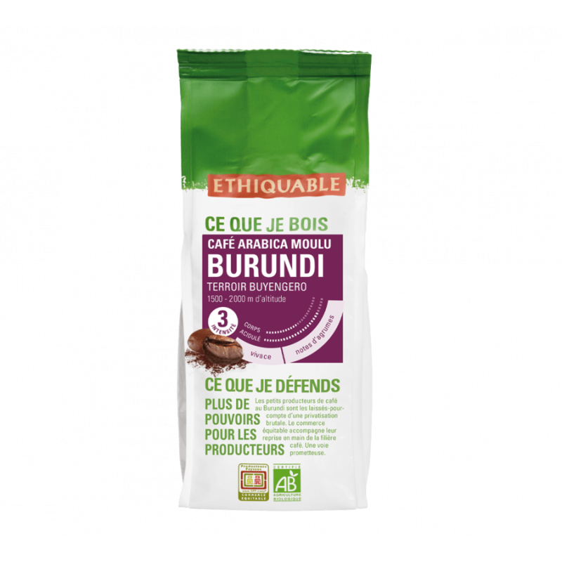 Café Sumatra MOULU bio & équitable