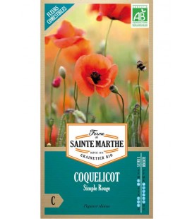 Coquelicot Fleurs Comestibles - Semences reproductibles bio