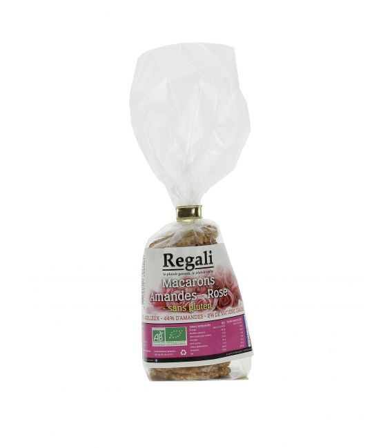 Macarons Amandes-Rose Ultra Moelleux sans gluten et bio