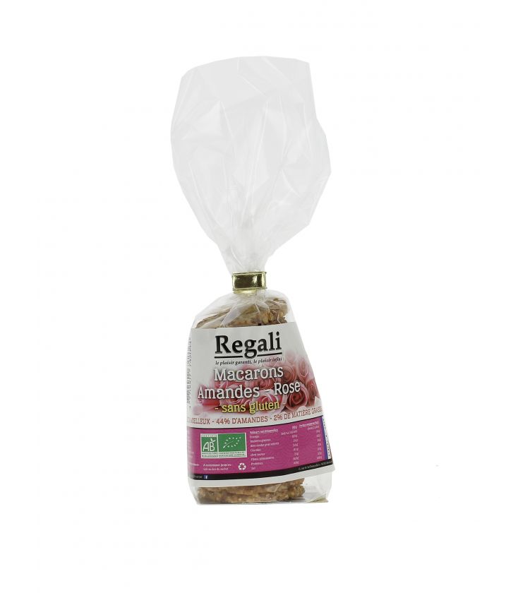 Macarons Amandes-Rose Ultra Moelleux sans gluten et bio