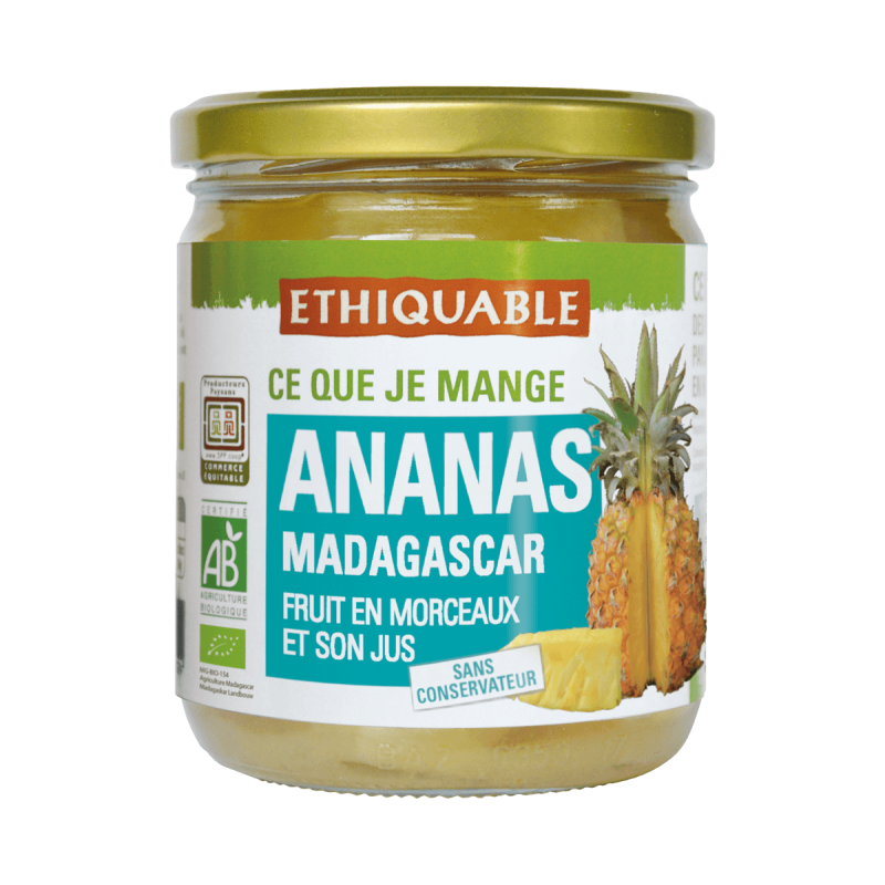 Mangue Purée  & Morceaux bio et équitable