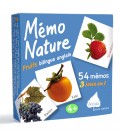 Mémo Nature Fruits bilingue anglais