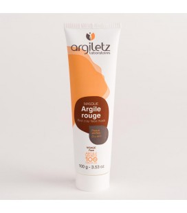 Masque pour le visage à l'argile rouge