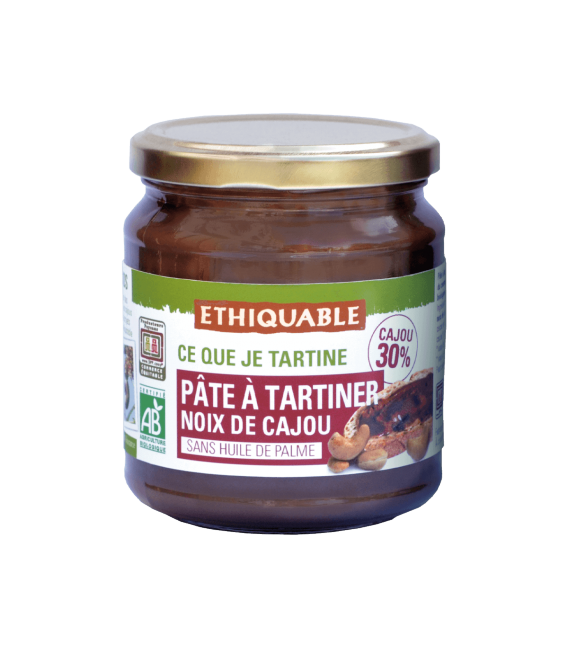 Pâte à tartiner aux noisettes bio & équitable