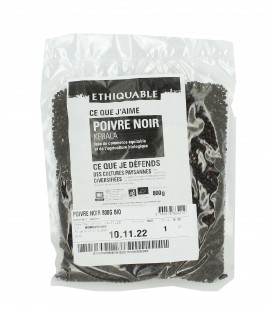 Sac de poivre noir du Kérala en grains 800 gr bio & équitable